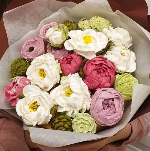 Зефирные букеты пакет самостоятельный (malinovka-tort)