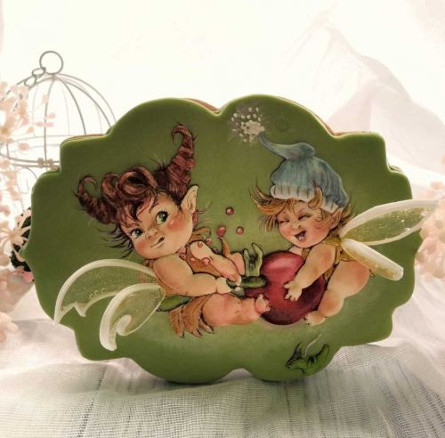 [Где торт?] Сложный многокомпонентный рисунок на прянике (Елена Кортусова)