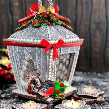 [Кондитерка] «Новогодний фонарик» пряничный (gift_cookies)