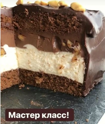 [Кондитерка] Торт «Сникерс» (uliana.cake)