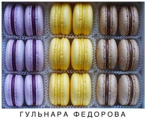 [Кондитерка] Вебинар'Фигурные крышечки макарон на итальянской меренге с нуля' (Гульнара Федорова)