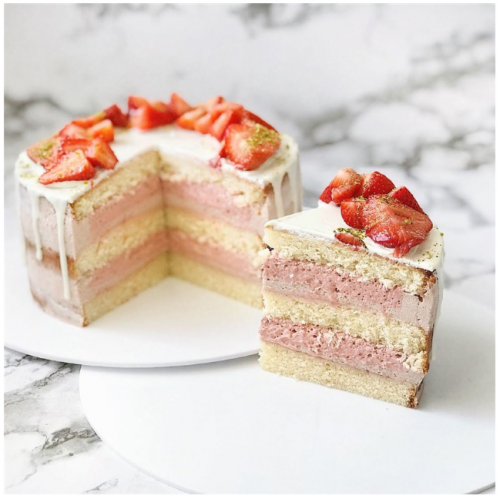 Безглютеновый ягодный торт [Make Cake]