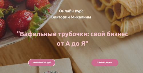 Вафельные трубочки: свой бизнес от А до Я (Виктория Михалина)