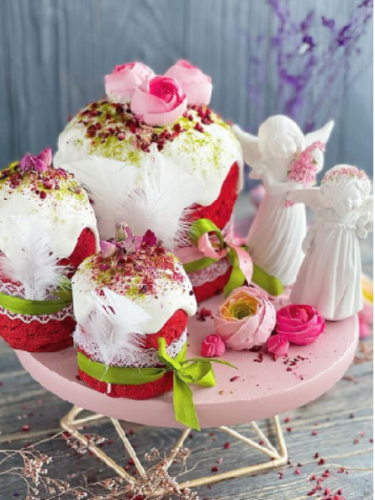 [gift_cookies] Заварной кулич Красный бархат (Николай Гагарин, Артем Валентинов)