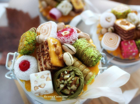 Баночка с восточными сладостями (vseisgliny)