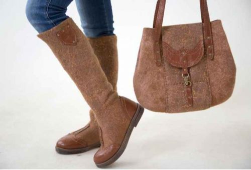 Узнаем нестандартные методы укрепленя обуви из войлока (Марина Мармаруни)