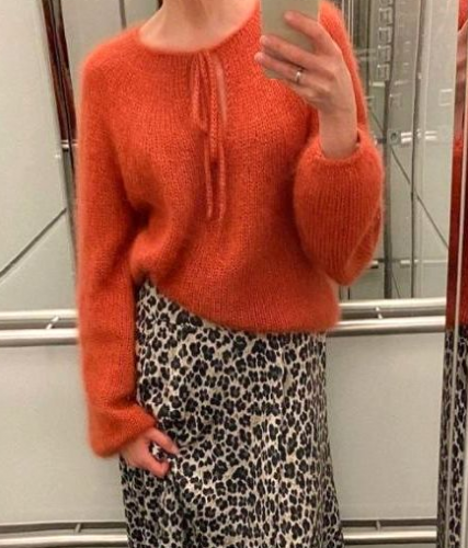 Блуза спицами из мохера Maya (Вяжи.ру)