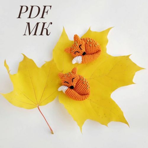 Брошь «Спящая лиса» (Лилия Шарипова)