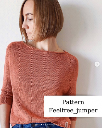 Джемпер «feelfree_jumper» (sapelkina_knitting)