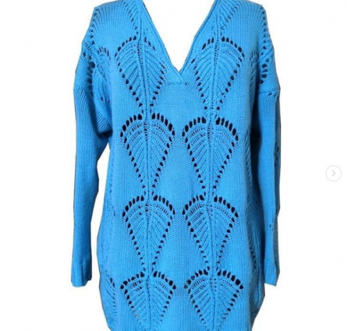 Джемпер «Морозные листья» (lora_lora_irkutsk)