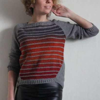 Джемпер «Закат» (Людмила Аксеник)