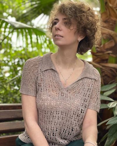 Футболка поло «Дэйзи» (mrs_knowall)