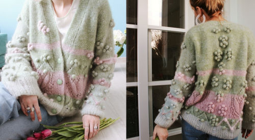 Кардиган «В море тюльпанов» (s.morem.vnutri)