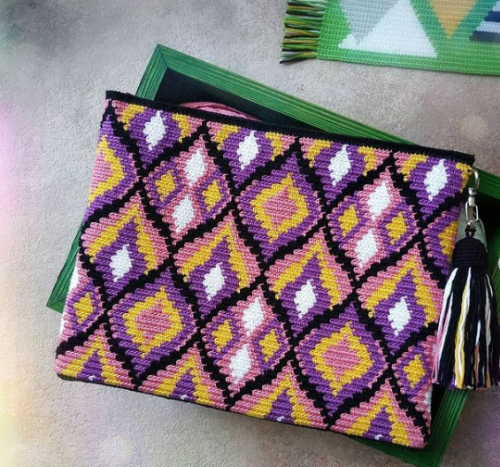 Клатч 'Калейдоскоп' (lesnoy_ezhik.knits)