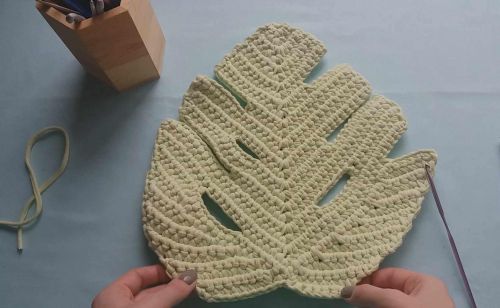 МК Листья Монстеры [knitka_school]