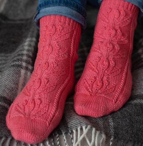 Носки «Цветочные» (Екатерина Горбачева)