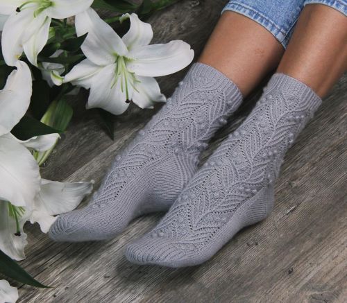 Носки 'Spring_flowers' (nastiavvlasova)