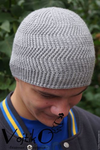 Описание шапки крючком Зигзаг Удачи (Ольга Войтова)