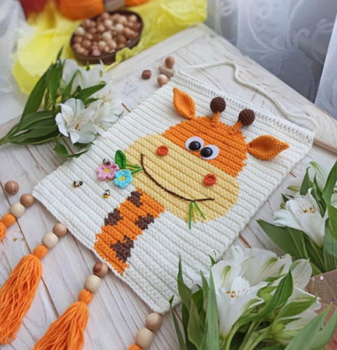 Панно 'Жирафик' (Татьяна Поддубская)