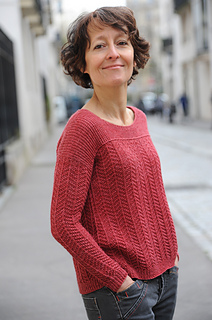 Пуловер спицами (Elizabeth Doherty)