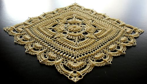 Салфетка Лора крючком (Галина Борисова)