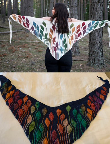 Шаль «Aeria» (Linnea Ornstein)