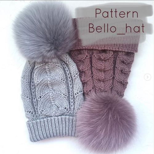 Шапка 'Bello_hat' (velluto.leone)