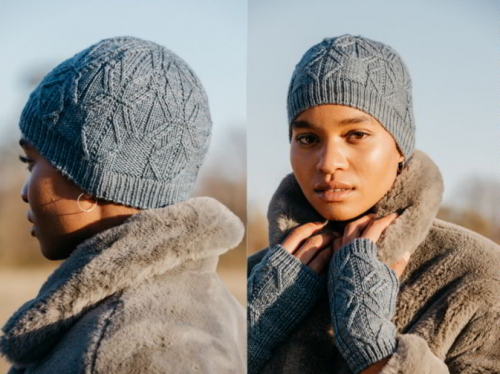 Шапка и митенки «Hat & Mitts» (Нора Гоан)