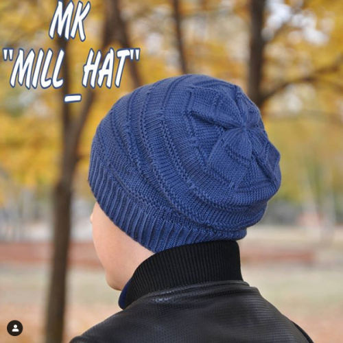Шапка мужская «Mill_hat» (raulia_knit)