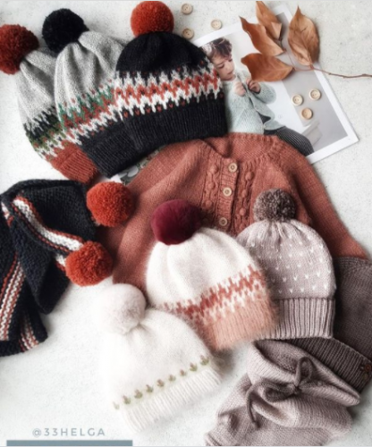 Сборник шапок,шарфов,снудов 'Вasic_hat' (33helga)