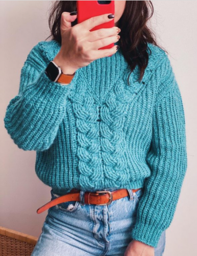 Свитер 'Air' (katusha_knitting)