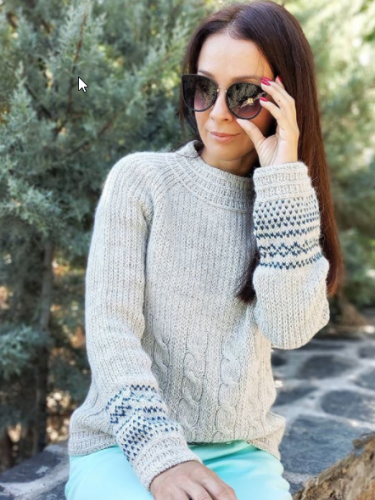 Свитер 'Фрейя' (knit_inka)