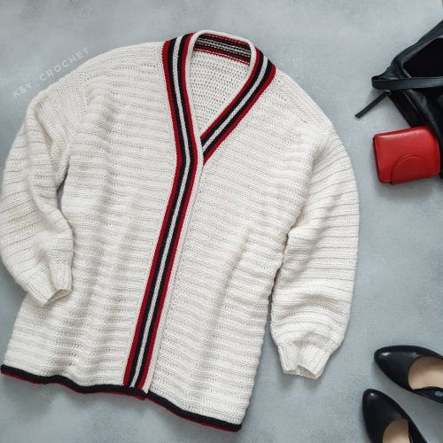 Универсальная модель кардигана/жилетки «Cosmos» (ksy_crochet_mk)