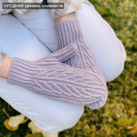 Варежки Feathers (Светлана Кочкина)