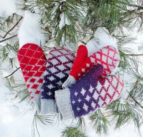 Варежки «rhombusmittens» (inchi_guli)