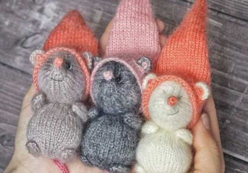 Вязаный мышонок Реми (sokolik tvorit)
