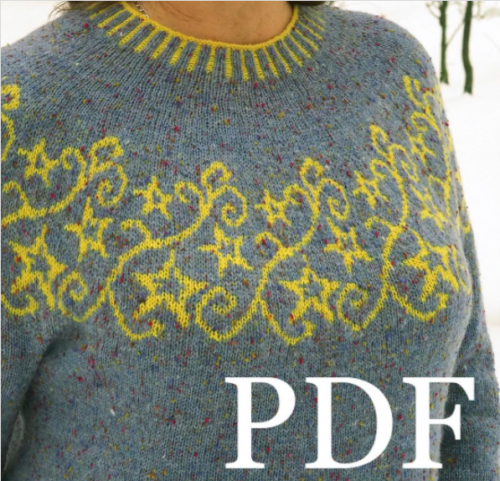 Жаккардовыи? свитер «Астрея» (helenavasilevna)