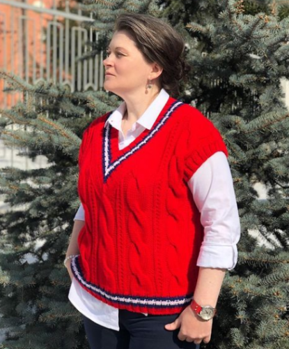 Жилет 'Be_bright' (ultramarineme)