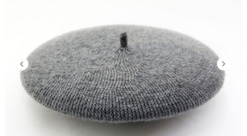 [Вязание] Берет «Имитация спиц» (Polina Kuts)