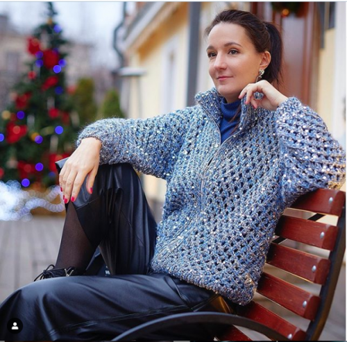 [Вязание] Бомбер «Bombabomber» (alina.v.skazka)