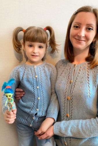 [Вязание] Детский кардиган «Vintage» (kolechkoknit)
