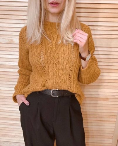 [Вязание] Джемпер «Chloe» крючок (alyona. she)