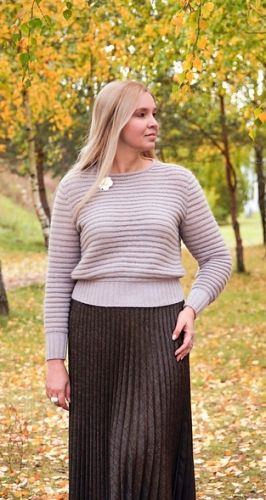 [Вязание] Джемпер Smoky «Дымчатый» (Aiste Butkevi?ien?)