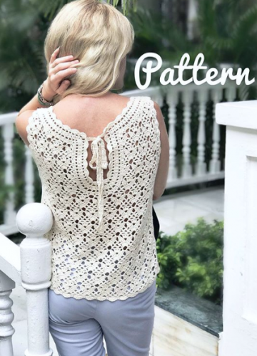 [Вязание] МК Летний топ 'Ассоль' (knitt_fay)