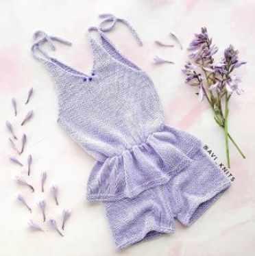 [Вязание] МК Летний вязаный комбинезон 'Poli' (avi_knits)