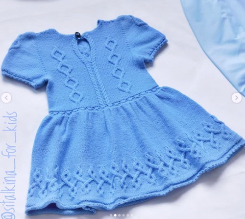 [Вязание] МК Платье 'Барышня' 3 в 1 (Алёна Ситалкина, sitalkina_for_kids)