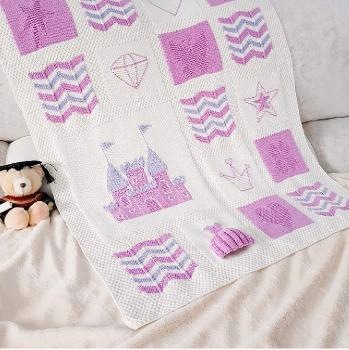 [Вязание] МК Плед Принцессы (marine_knits)