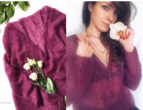 [Вязание] МК Пуловер 'Облако из мохера' (juliya_gasheeva)