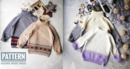 [Вязание] МК Свитеров 'Colorful sweater'(33helga, Ольга Проноза)