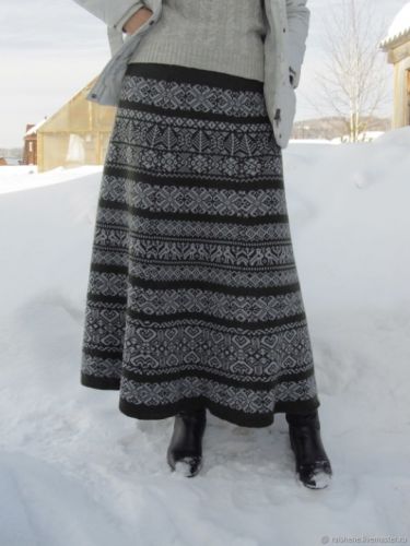 [Вязание] МК Юбка с орнаментом (Элла Райшене)